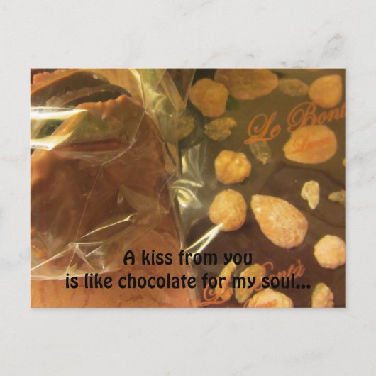 Carte Postale Sentiments au Chocolat (Devant)