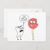 Carte postale Sentiments de mal (Devant / Derrière)