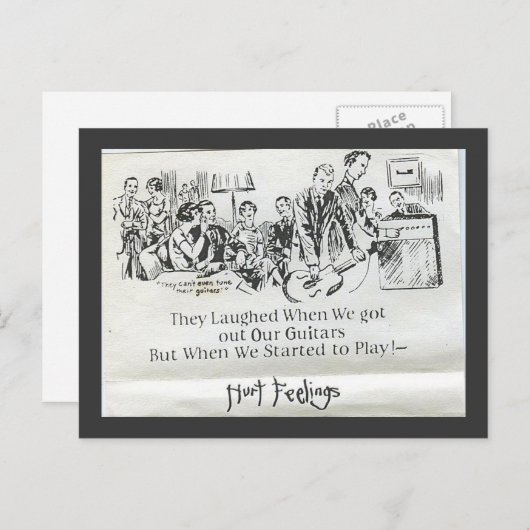 Carte postale Sentiments de mal (Devant / Derrière)