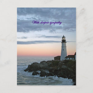 Carte Postale Sentinal at Sunset, withest sympathy.