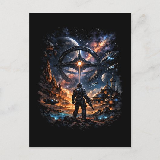 Carte Postale Sentinelle de la Porte des Étoiles (Devant)