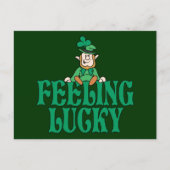 Carte Postale Sentir chanceux (Devant)
