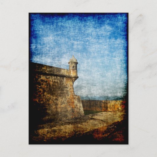 Carte Postale Sentry Post Vieux San Juan (Devant)