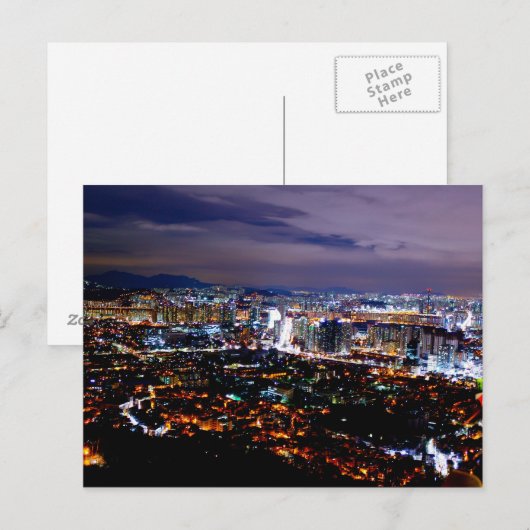 Carte Postale Séoul Corée (Devant / Derrière)