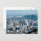 Carte Postale Séoul, Corée du Sud (Devant / Derrière)