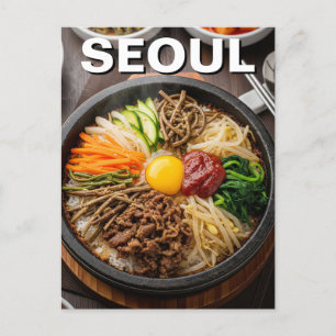 Carte Postale Séoul Corée du Sud Bibimbap