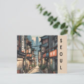 Carte Postale Séoul Corée du Sud paysage touristique (Debout devant)
