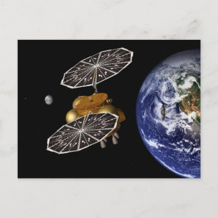 Carte Postale Séparation Du Véhicule D'Entrée Sur Une Mission Ma