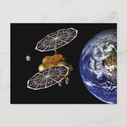 Carte Postale Séparation Du Véhicule D'Entrée Sur Une Mission Ma (Devant)