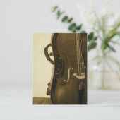 Carte postale Sepia Cello (Debout devant)