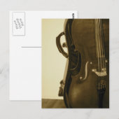 Carte postale Sepia Cello (Devant / Derrière)