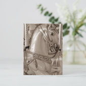 Carte Postale Sepia Horse (Debout devant)
