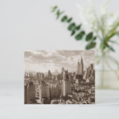 Carte Postale Sepia New York (Debout devant)