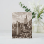 Carte Postale Sepia New York (Debout devant)