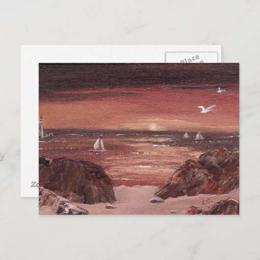 Carte postale Sepia Sunsets (Devant / Derrière)