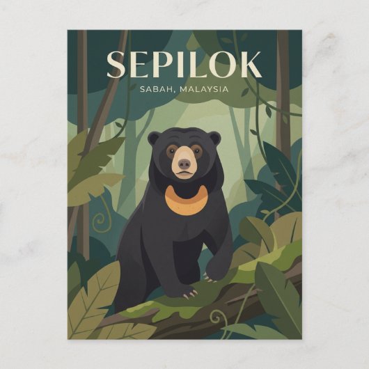 Carte Postale Sepilok Malaisie (Devant)