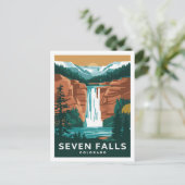 Carte Postale sept chutes colorado (Debout devant)
