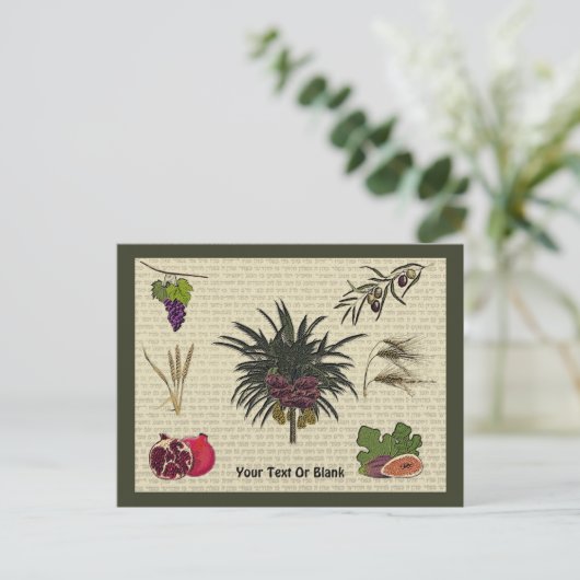 Carte Postale Sept espèces (Debout devant)