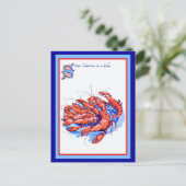 Carte Postale Sept Homards (Debout devant)