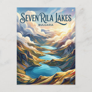 Carte Postale Sept lacs de Rila Bulgarie