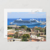 Carte Postale Sept marins à Rhodes (Devant / Derrière)