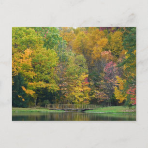 Carte Postale Sept Ponts de Source Cascade II Paysage d'Automne