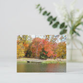 Carte Postale Sept sources Pont d'automne III Paysage d'automne (Debout devant)