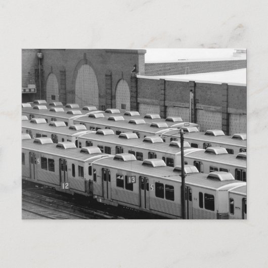 Carte Postale Septa Transit M-3 Market Frankford Blue Line Cars (Devant)