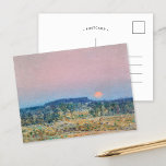 Carte Postale Septembre Moonrise | Childe Hassam<br><div class="desc">Monte-lune de septembre 1900 | Oeuvre originale du peintre impressionniste américain Childe Hassam (1859-1935). Utilisez les outils de conception pour ajouter du texte personnalisé ou personnaliser l'image.</div>