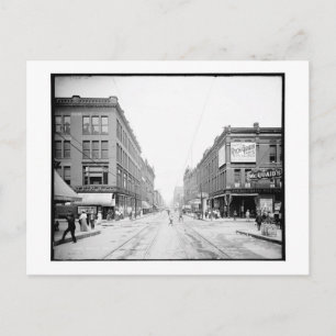 Carte Postale Septième rue, St. Paul, Minnesota Vintage