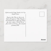 Carte Postale Sépulcre vide de Jésus (Dos)