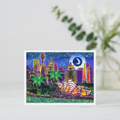 Carte Postale Sequin Art Moonlight Sydney Australi (Debout devant)