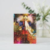 Carte Postale Sequin Nutcracker soldat ornement de Noël (Debout devant)