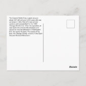 Carte Postale Séquoia Géante, Plus Grand Arbre Jamais Coupé (Dos)