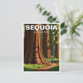 Carte Postale Sequoia National Park California (Debout devant)