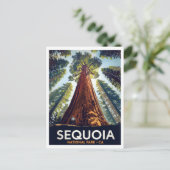 Carte Postale Sequoia National Park Giant Trees (Debout devant)