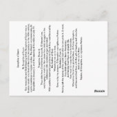 Carte Postale Seraphim de Sarov (Dos)