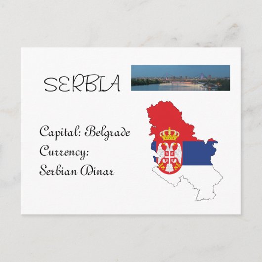 Carte Postale Serbie (Devant)