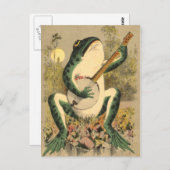 Carte postale Serenade Frog (Devant / Derrière)