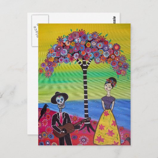 CARTE POSTALE SERENADING FRIDA (Devant / Derrière)