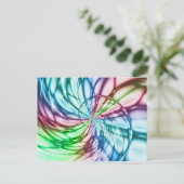 Carte Postale Serendipité | Multicolor Fractal Art (Debout devant)
