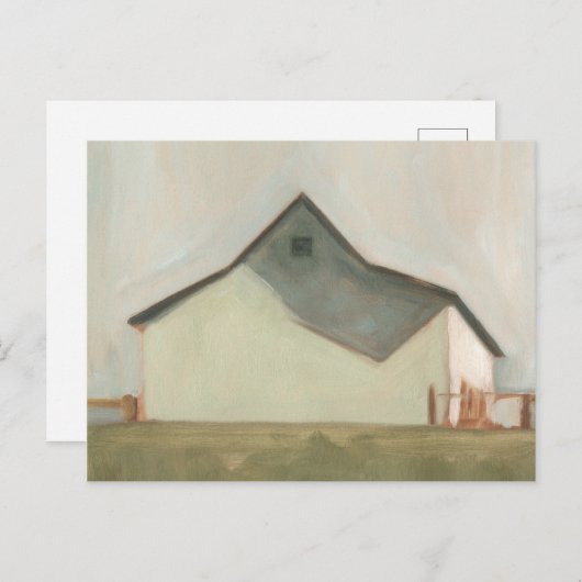 Carte Postale Serene Barn - Hors Blanc (Devant / Derrière)