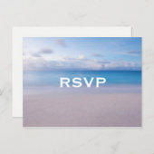 Carte postale Serene Beach RSVP (Devant / Derrière)