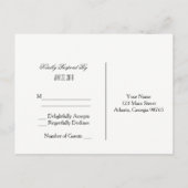 Carte postale Serene Beach RSVP (Dos)