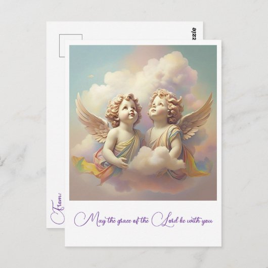 CARTE POSTALE " SERENE DUO " (Devant / Derrière)