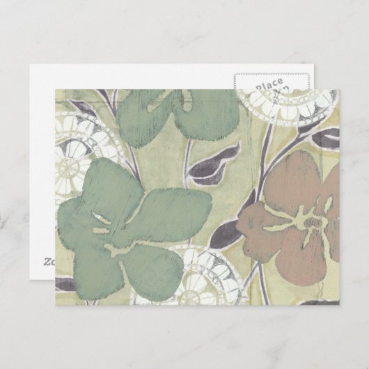 Carte Postale Serene Pastels II (Devant / Derrière)