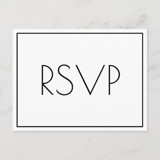 Carte postale Serene RSVP (Devant)