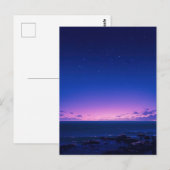 Carte Postale Serene Starry Night Sea Horizon (Devant / Derrière)