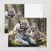 Carte Postale Serene Tiger Forest Postcard – Elegant Wildlife (Devant / Derrière)
