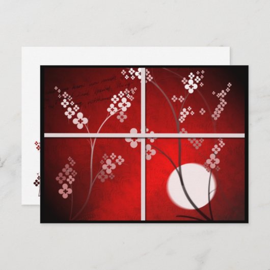 Carte Postale Sérénité (Devant / Derrière)